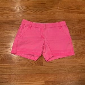 J Crew Hot Pink Broken-In Chino Shorts